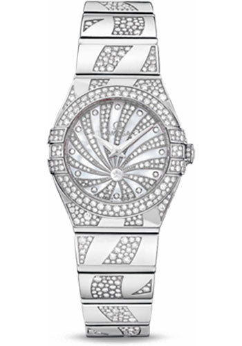 Omega constellation diamond set ladies watch shop