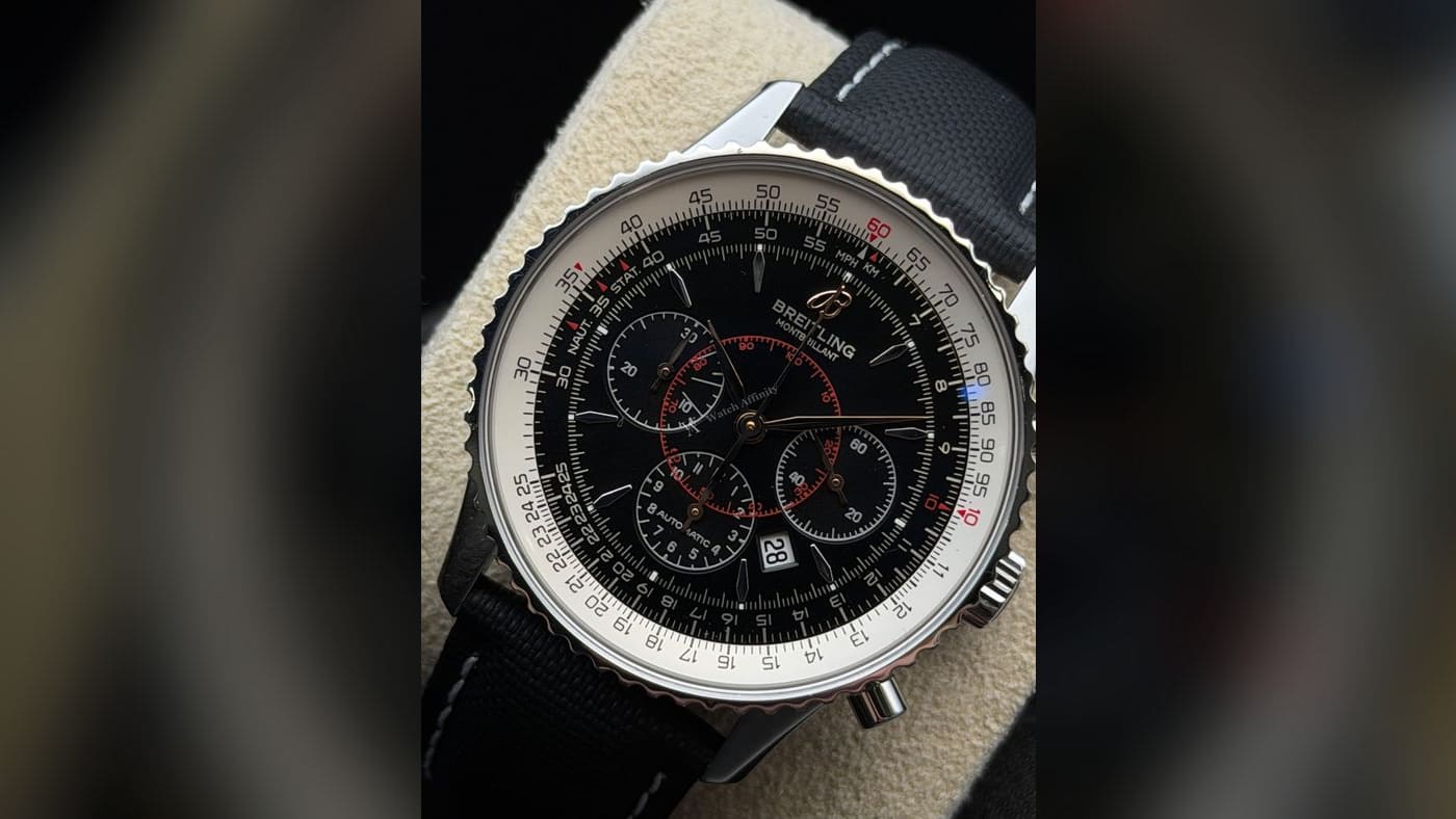 Breitling Navitimer Montbrillant Chronograph A41370, photographed at Watch Affinity in San Antonio