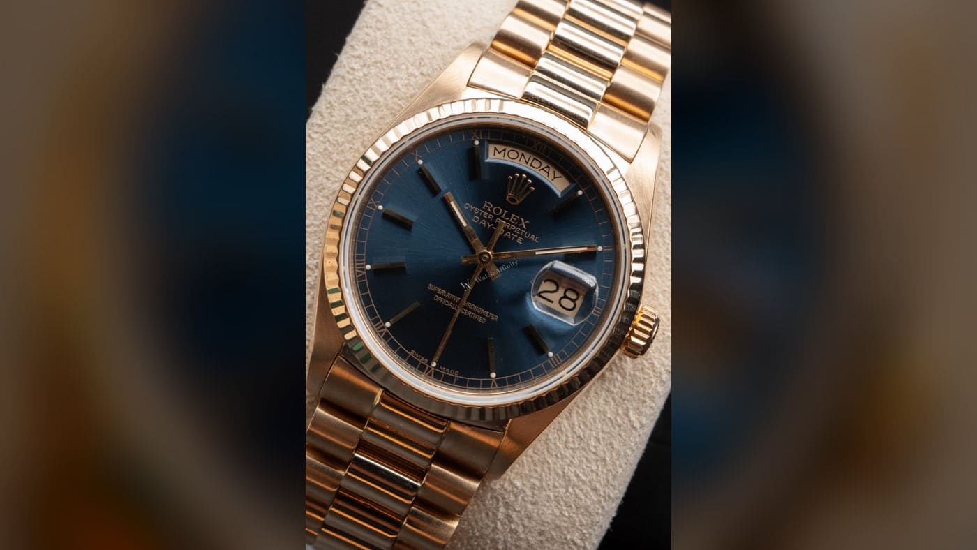 Rolex Day-Date 18038, photographed at Watch Affinity in San Antonio