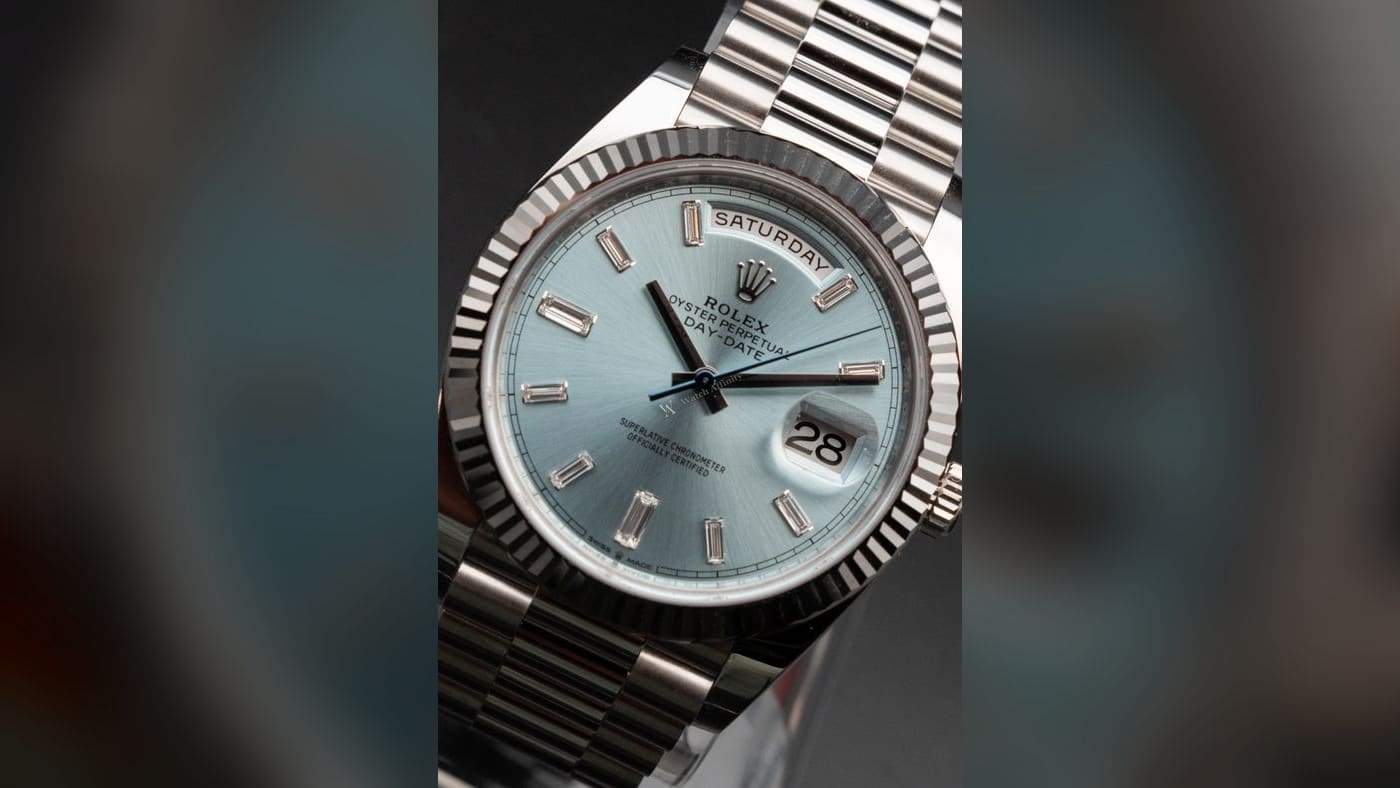 Rolex Day-Date 40 228236, photographed at Watch Affinity in San Antonio