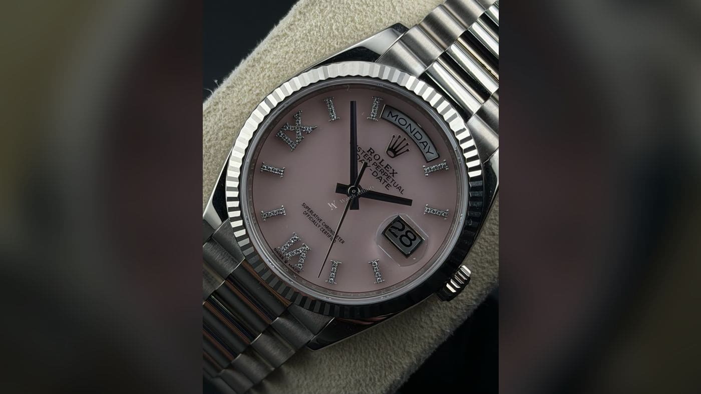 Rolex Day-Date 36 128239-0021, photographed at Watch Affinity in San Antonio