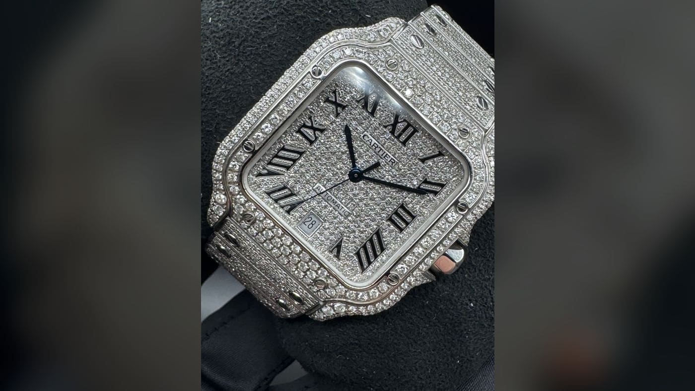 Cartier Santos de Cartier Large WSSA0018, photographed at Watch Affinity in San Antonio