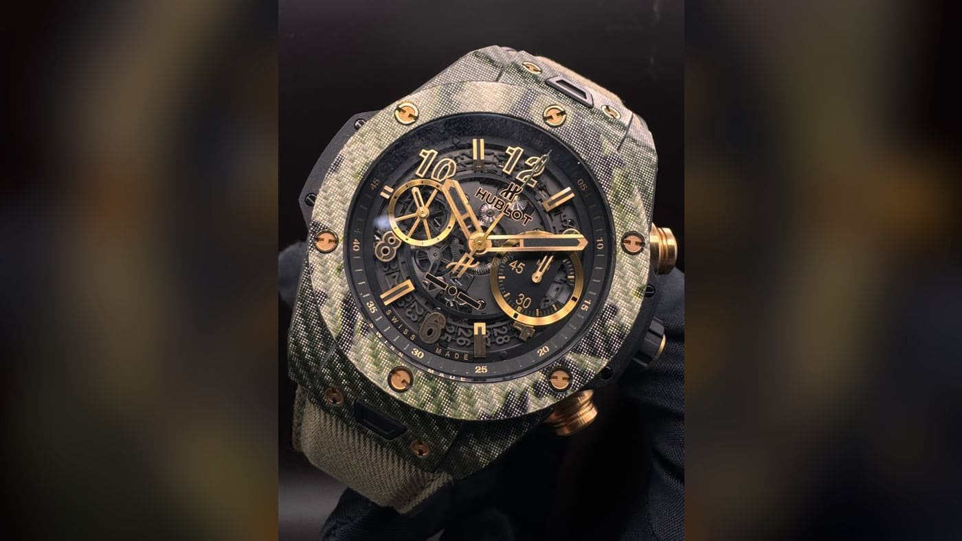 Hublot Big Bang Unico 411.YG.1198.NR.1T116, photographed at Watch Affinity in San Antonio