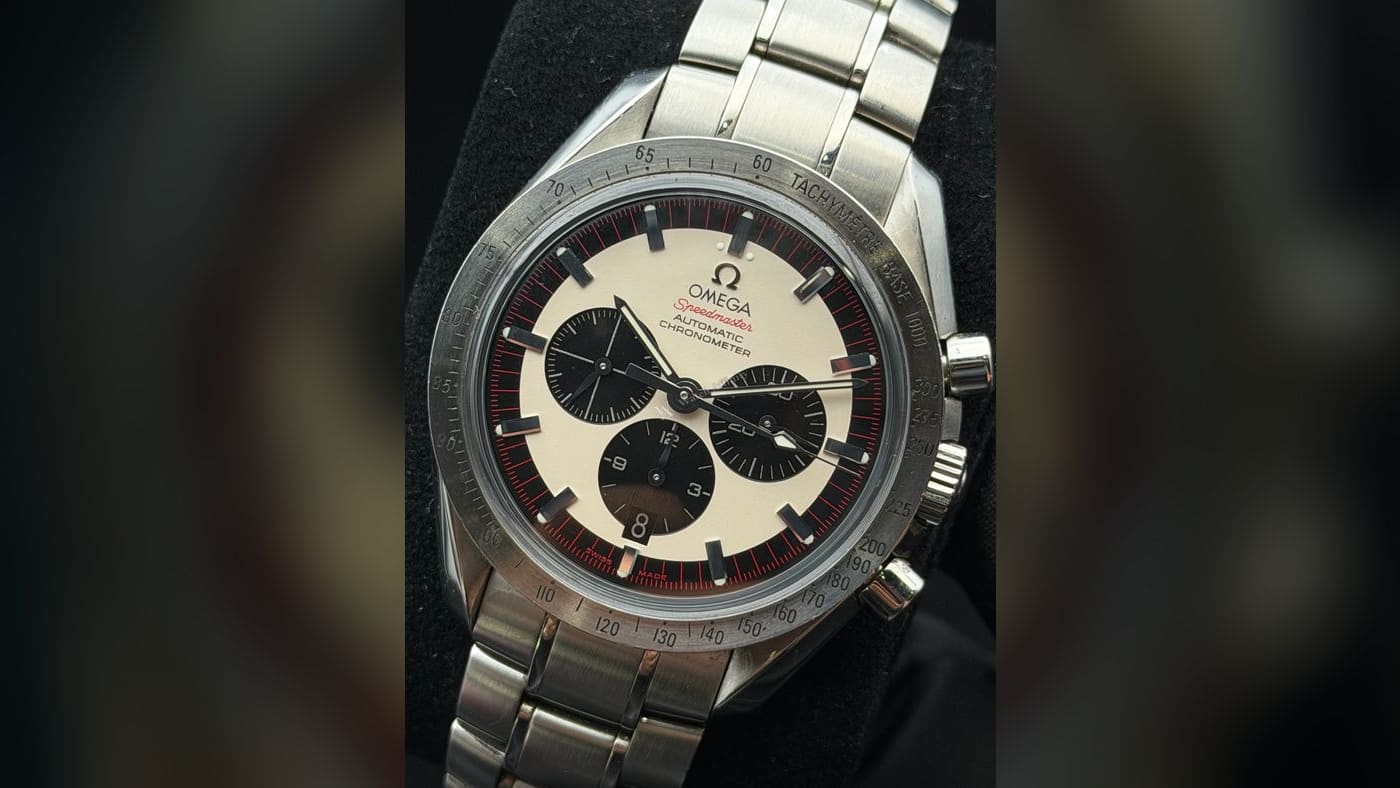 Omega Speedmaster Schumacher Legend 3559.32.00, photographed at Watch Affinity in San Antonio