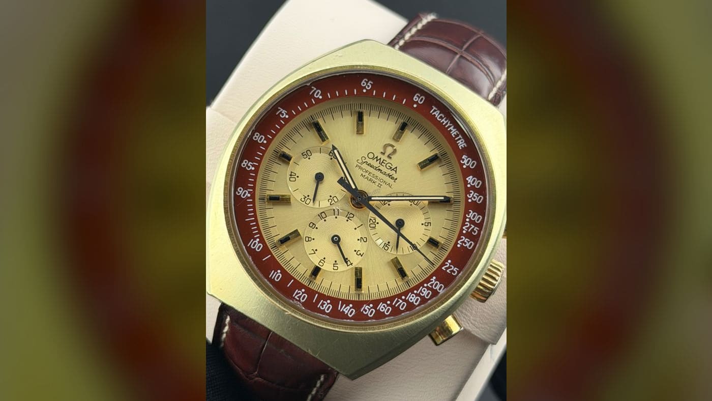 Omega Speedmaster Mark II 145.034, photographed at Watch Affinity in San Antonio