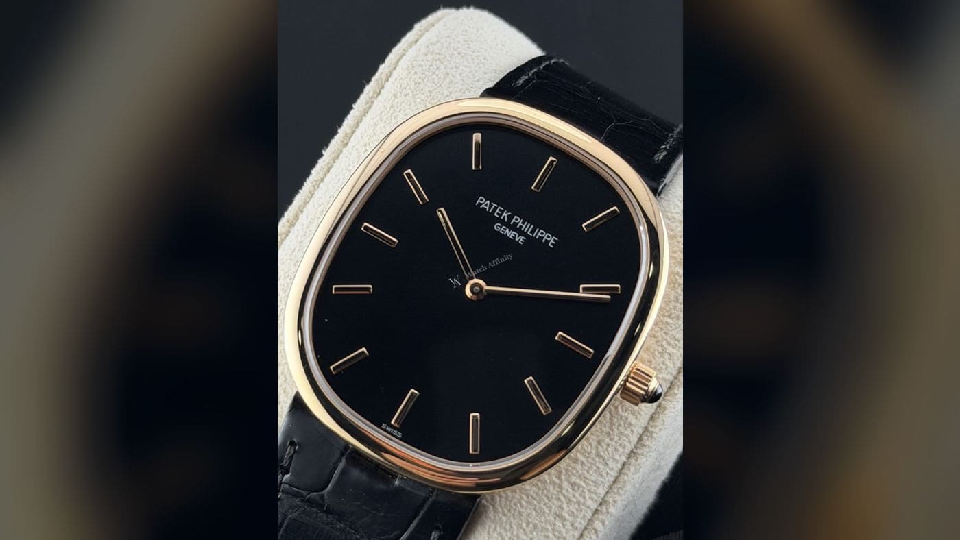 Patek Philippe Golden Ellipse 5738R-001, photographed at Watch Affinity in San Antonio