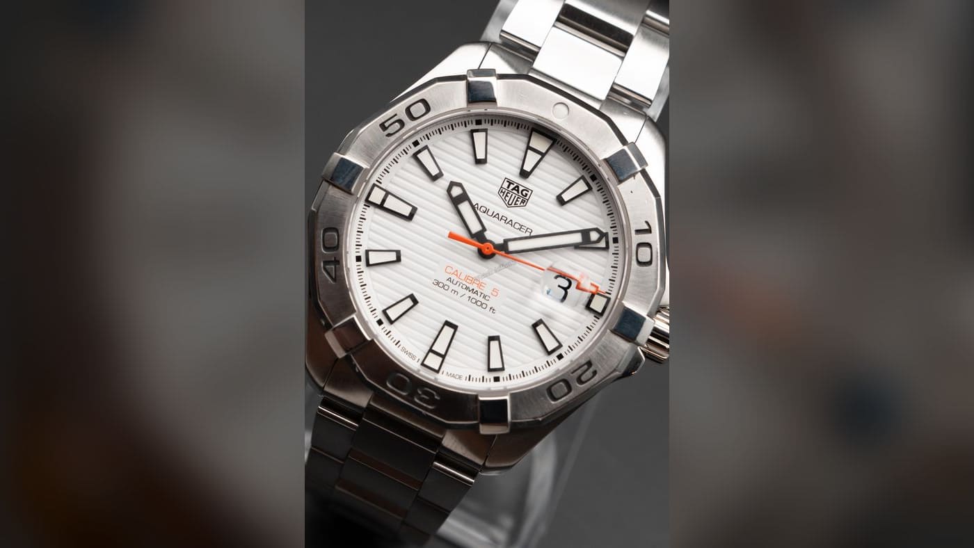 TAG Heuer Aquaracer 300M Calibre 5 Automatic WAY2013.BA0927, photographed at Watch Affinity in San Antonio
