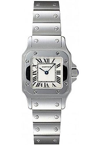 Cartier Santos de Cartier Galbee Watch - Small Steel Case - And Steel Bracelet - W20056D6