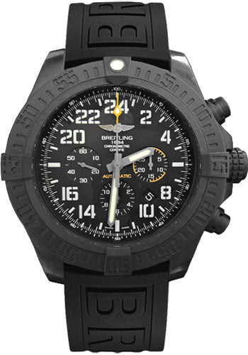 Breitling Avenger Hurricane Watch - 50mm Breitlight Case - Volcano Black Dial - Black Diver Pro III Strap - XB1210E4/BE89/154S/X20S.1